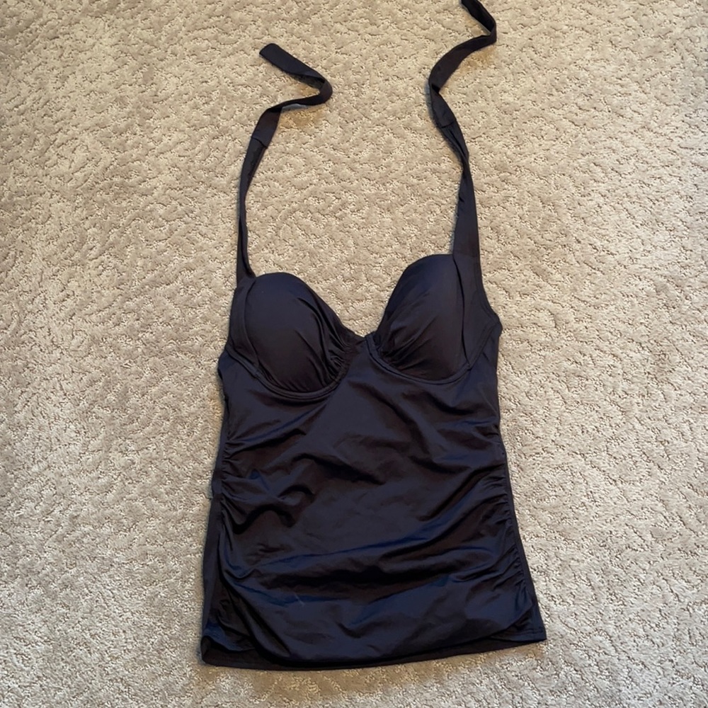 Tommy Bahama Elegant Black One-Piece Swimsuit